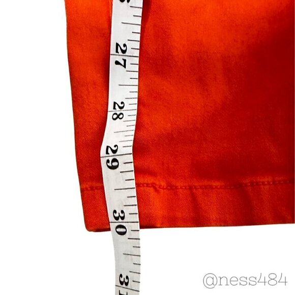 Trina Turk Orange Suki Ultra Smooth Skinny Pants, 6 - Picture 4 of 5